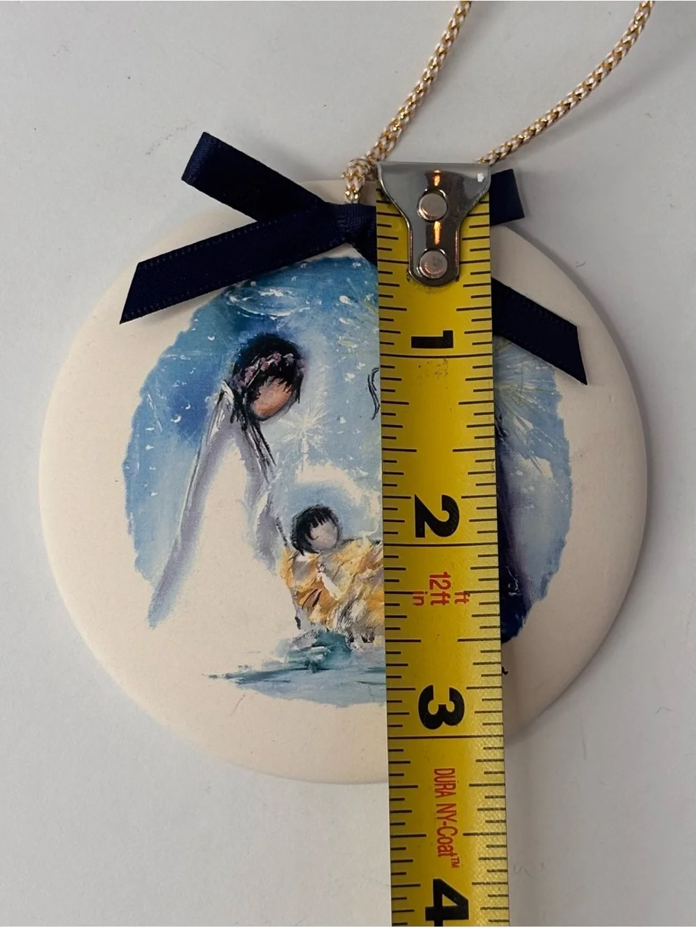Vintage De Grazia Nativity Scene Christmas Ornament Collectors Edition 3